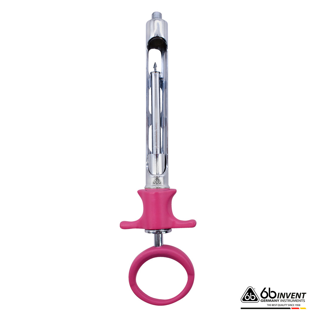 CARPULE SYRINGE WITH PLASTIC RING AND FLAPS