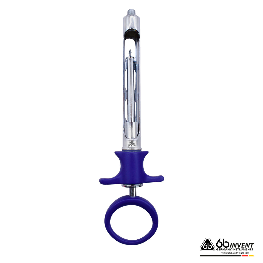 CARPULE SYRINGE WITH PLASTIC RING AND FLAPS