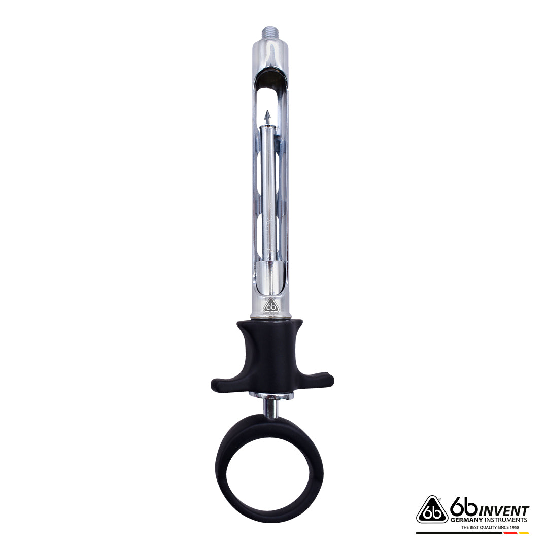 CARPULE SYRINGE WITH PLASTIC RING AND FLAPS