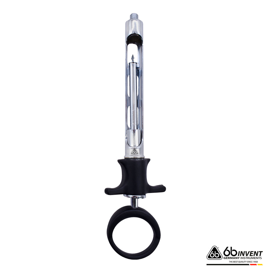 CARPULE SYRINGE WITH PLASTIC RING AND FLAPS