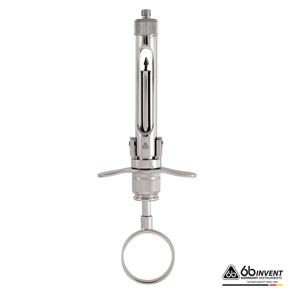 ARTICULATING BARREL SYRINGE ARTICULATED WITH  HARPOON SUCTION