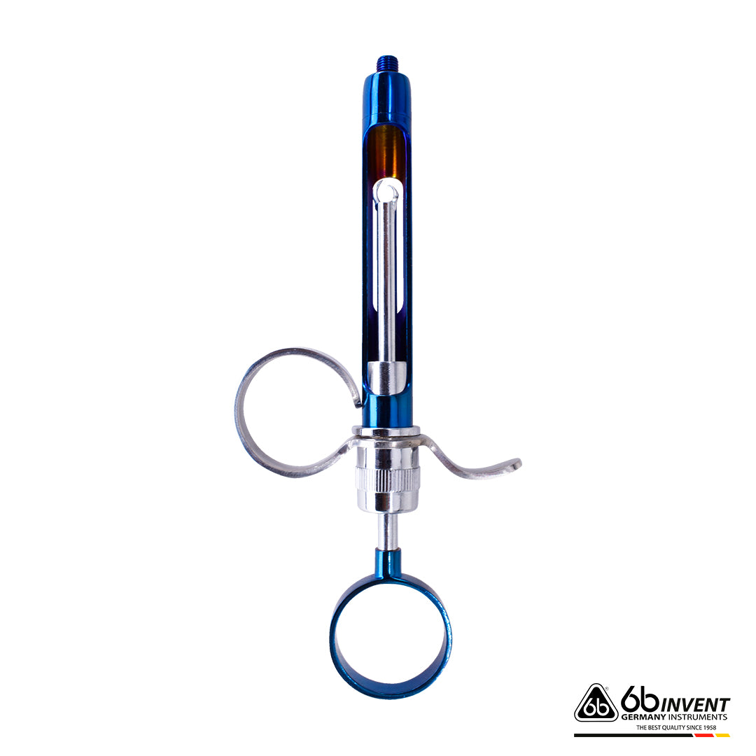 ASPIRATING SYRINGES BAYER TYPE  WITH A RING