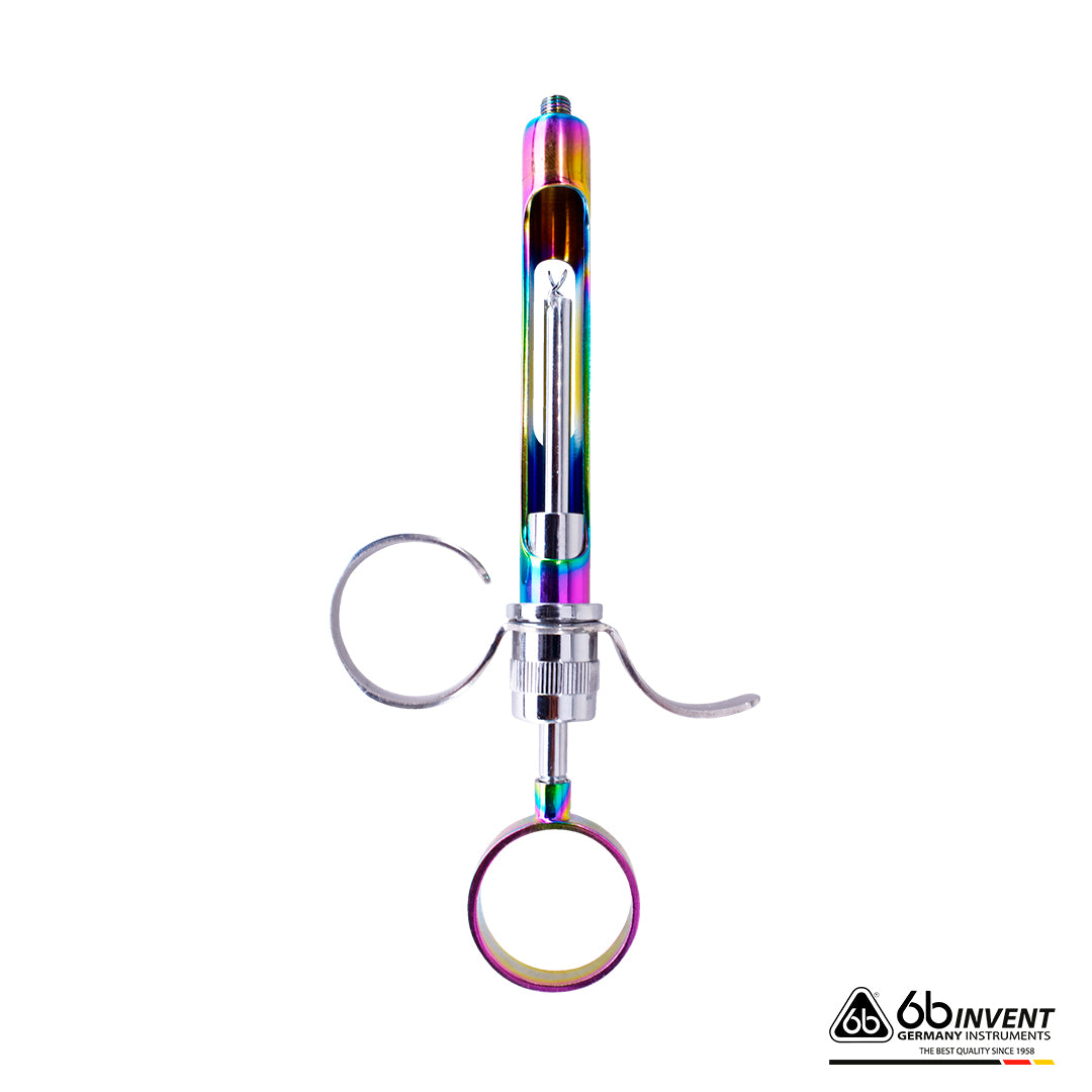 ASPIRATING SYRINGES BAYER TYPE  WITH A RING