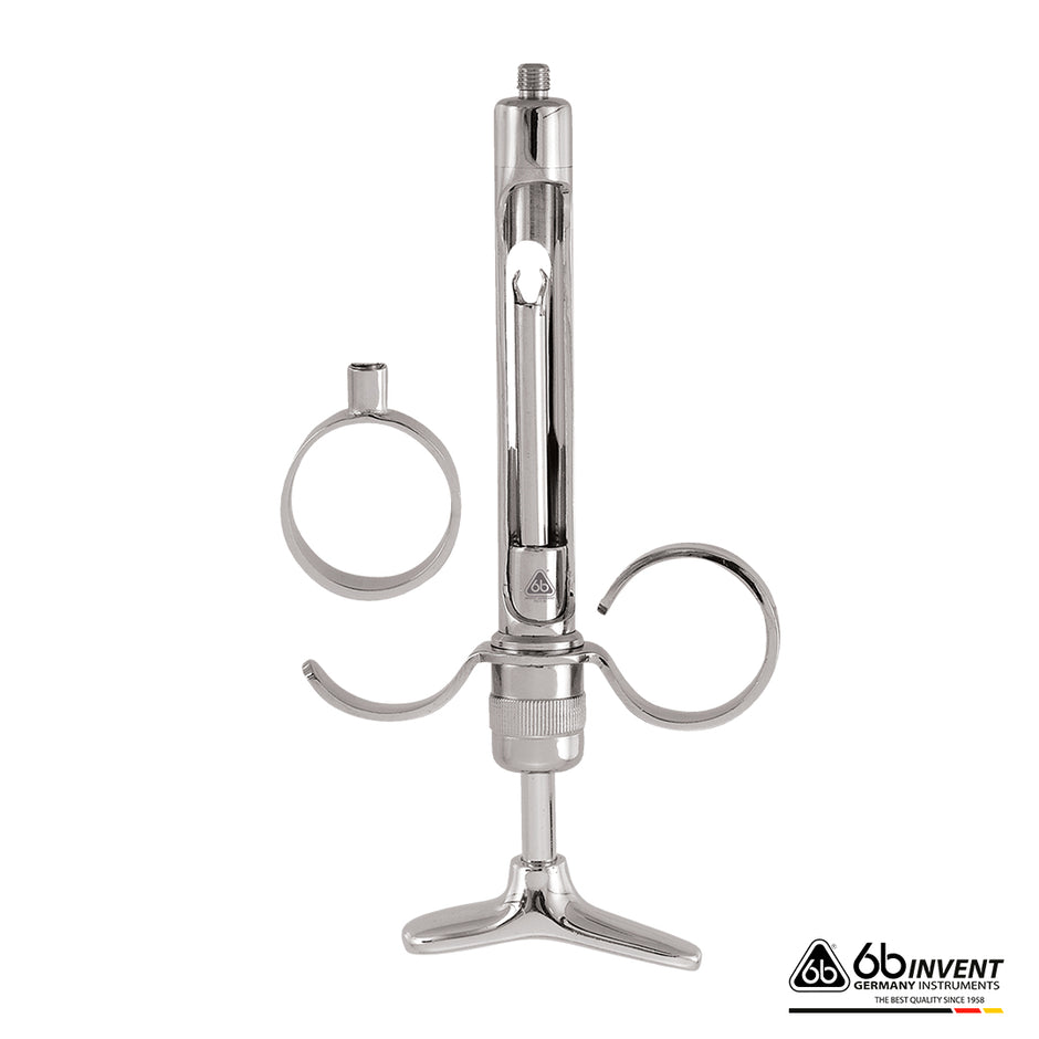 ASPIRATING SYRINGES BAYER TYPE  WITH A RING
