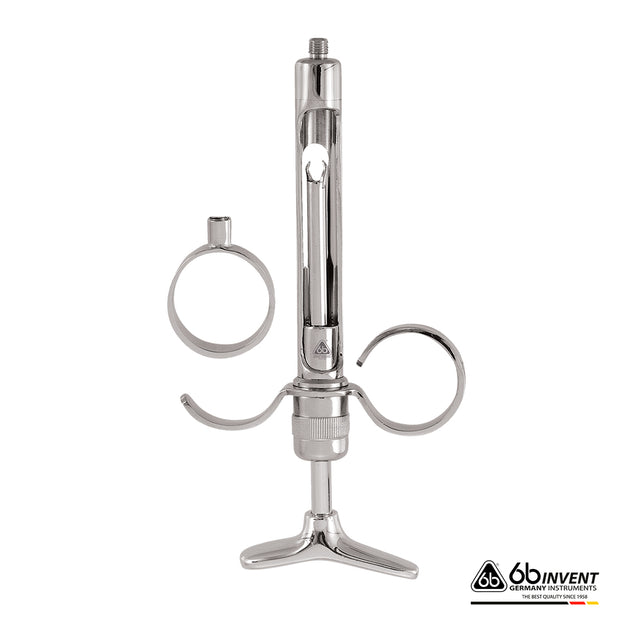 ASPIRATING SYRINGES BAYER TYPE  WITH A RING