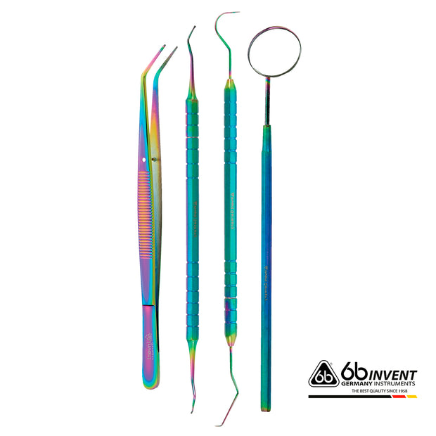 BASIC 1x4 EXAM KIT IN STAINLESS STEEL
