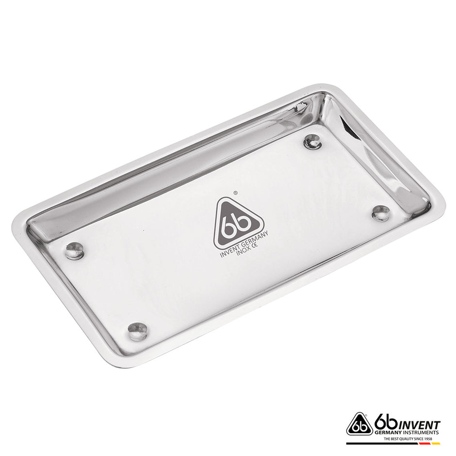 TOOL TRAY – STAINLESS STEEL SMOOTH (20 × 10 × 2 CM)