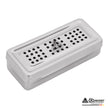 PERFORATED STAINLESS STEEL BOX