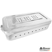 PERFORATED STAINLESS STEEL BOX