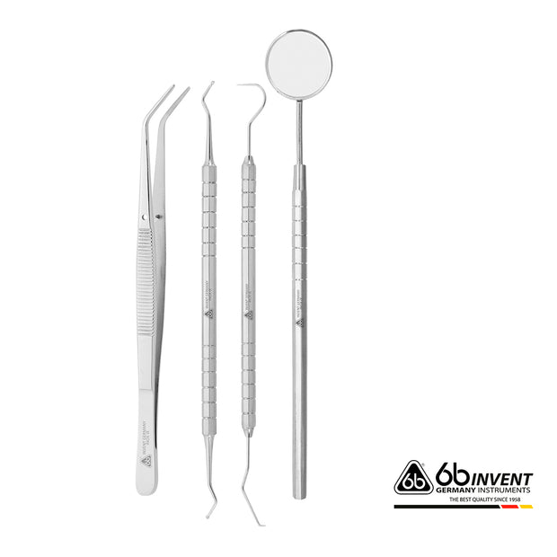 BASIC 1x4 EXAM KIT IN STAINLESS STEEL
