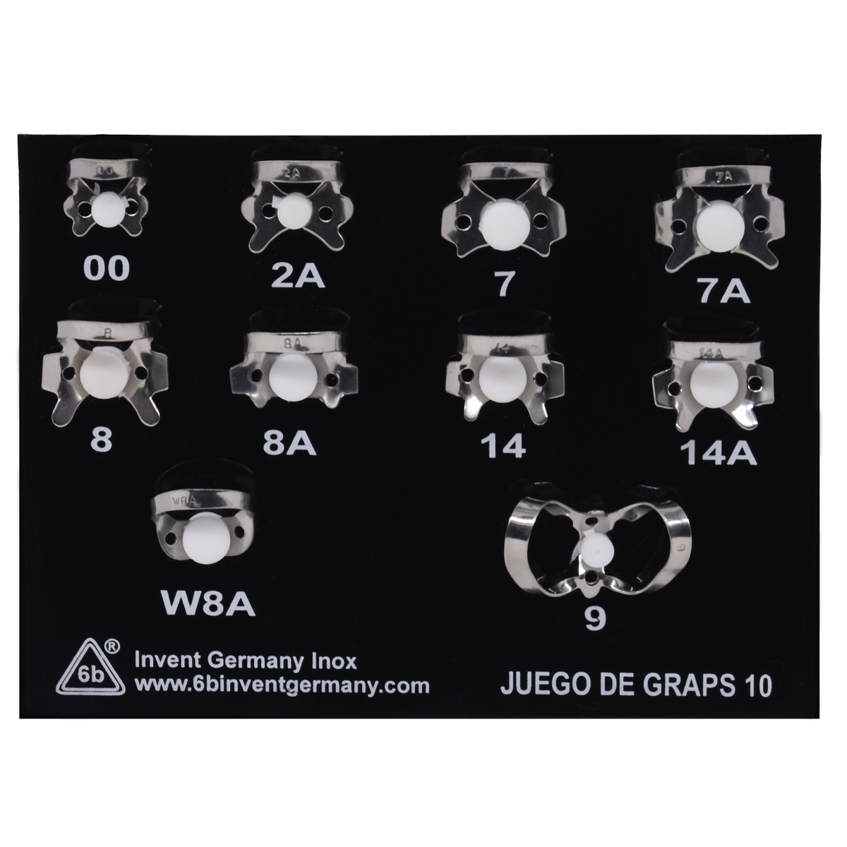 Premium Germany 36-Piece Rubber Dam Clamp Kit – Stainless Steel Organizer Tray Included