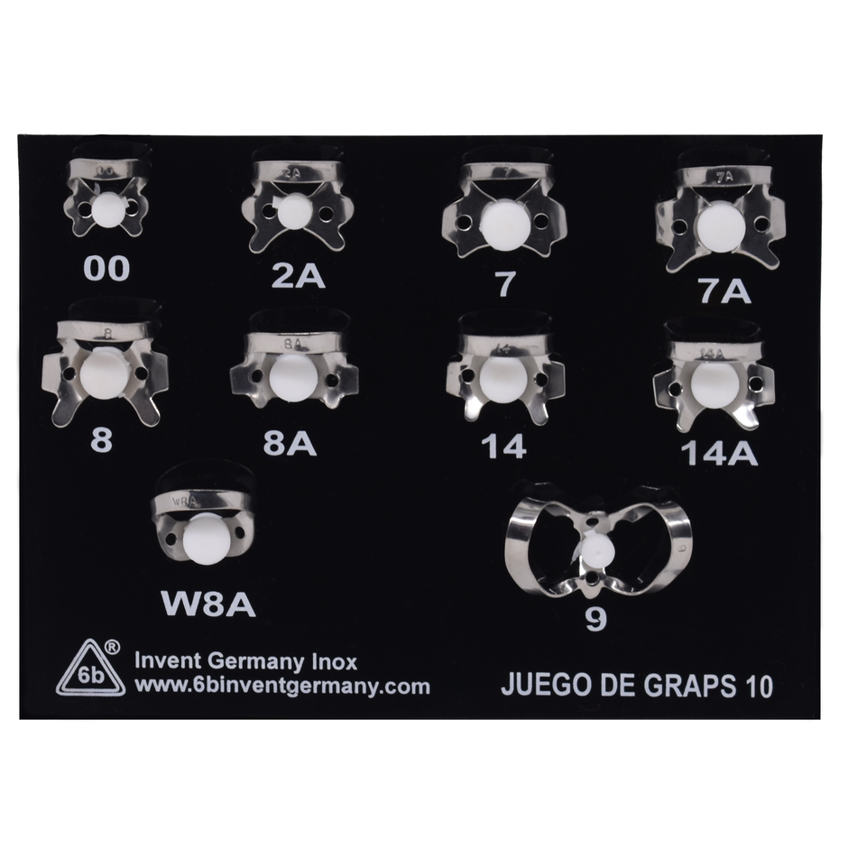 Premium Germany 36-Piece Rubber Dam Clamp Kit – Stainless Steel Organizer Tray Included