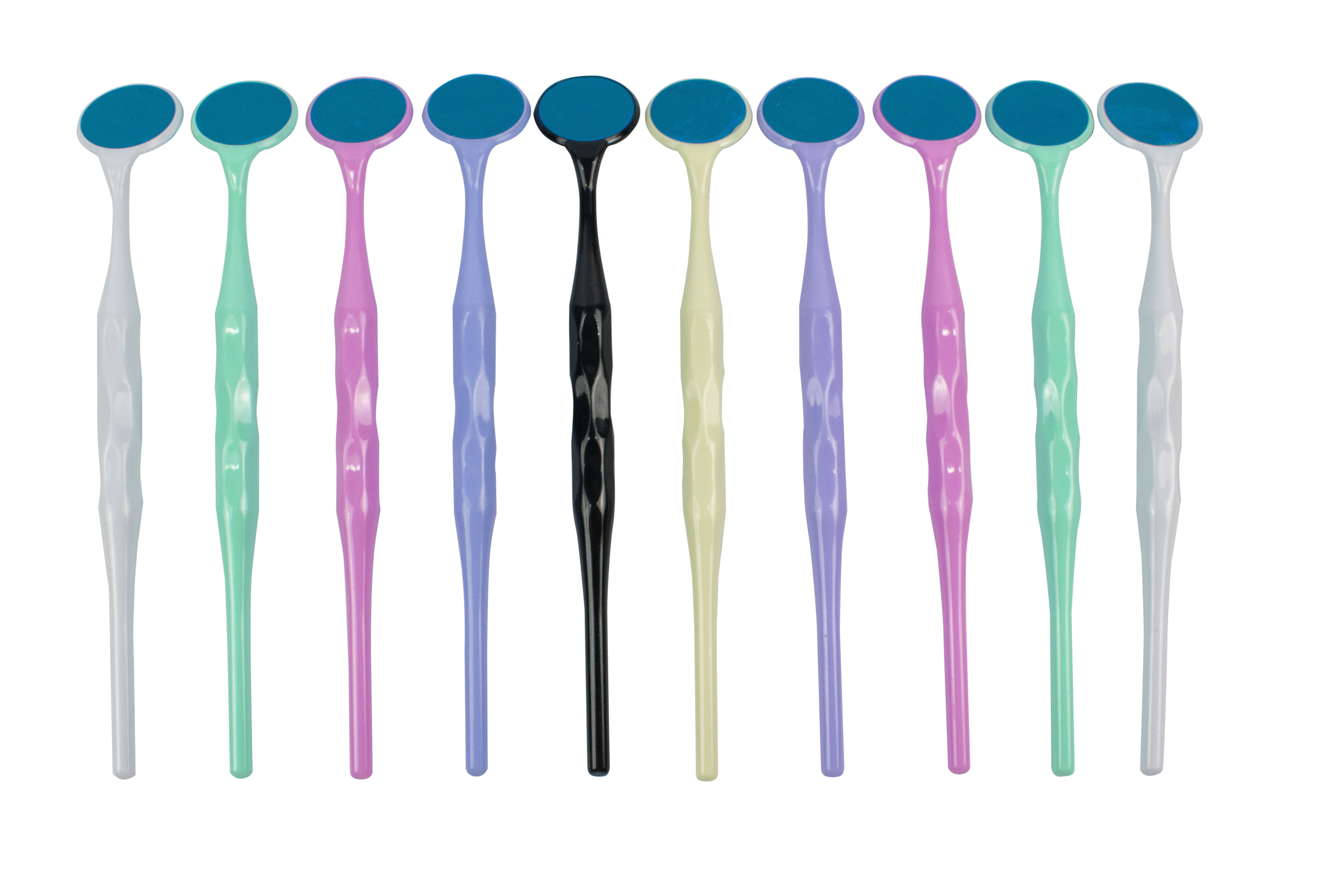 10-Piece Rhodium-Plated Double-Sided Mirror Set