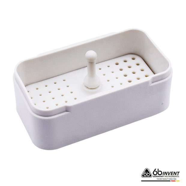 WHITE BUR HOLDER – 72 BURS