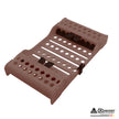 PLASTIC CONTAINER FOR 8 INSTRUMENTS