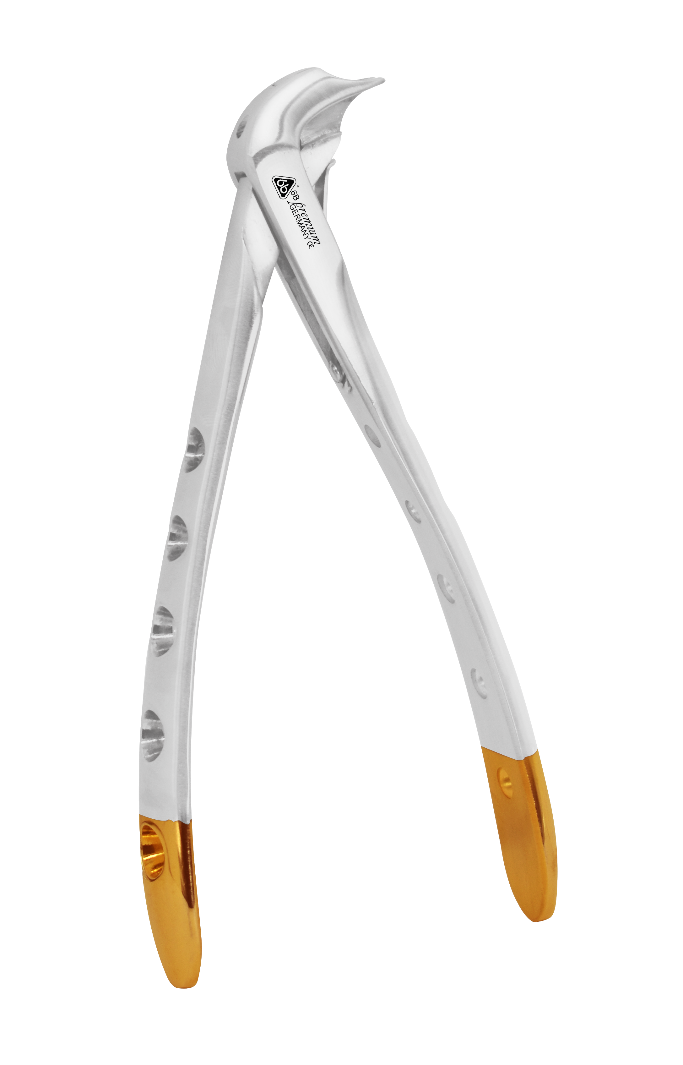 Gold-Handled Crown Remover | Premium Dental Extraction Forceps