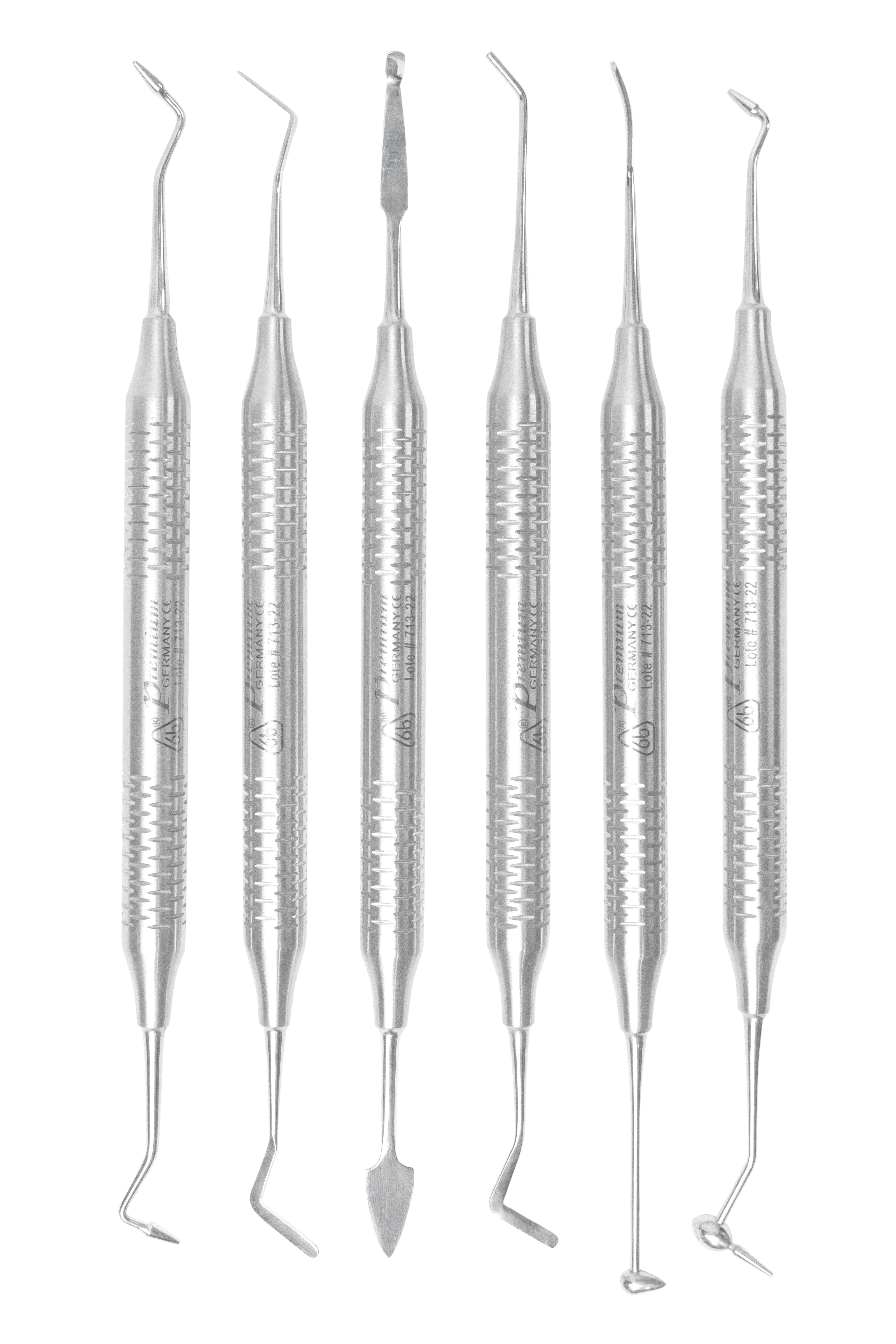 6-Piece Resin Modeling Spatula Kit | Double-Ended Composite & Wax Carving Set