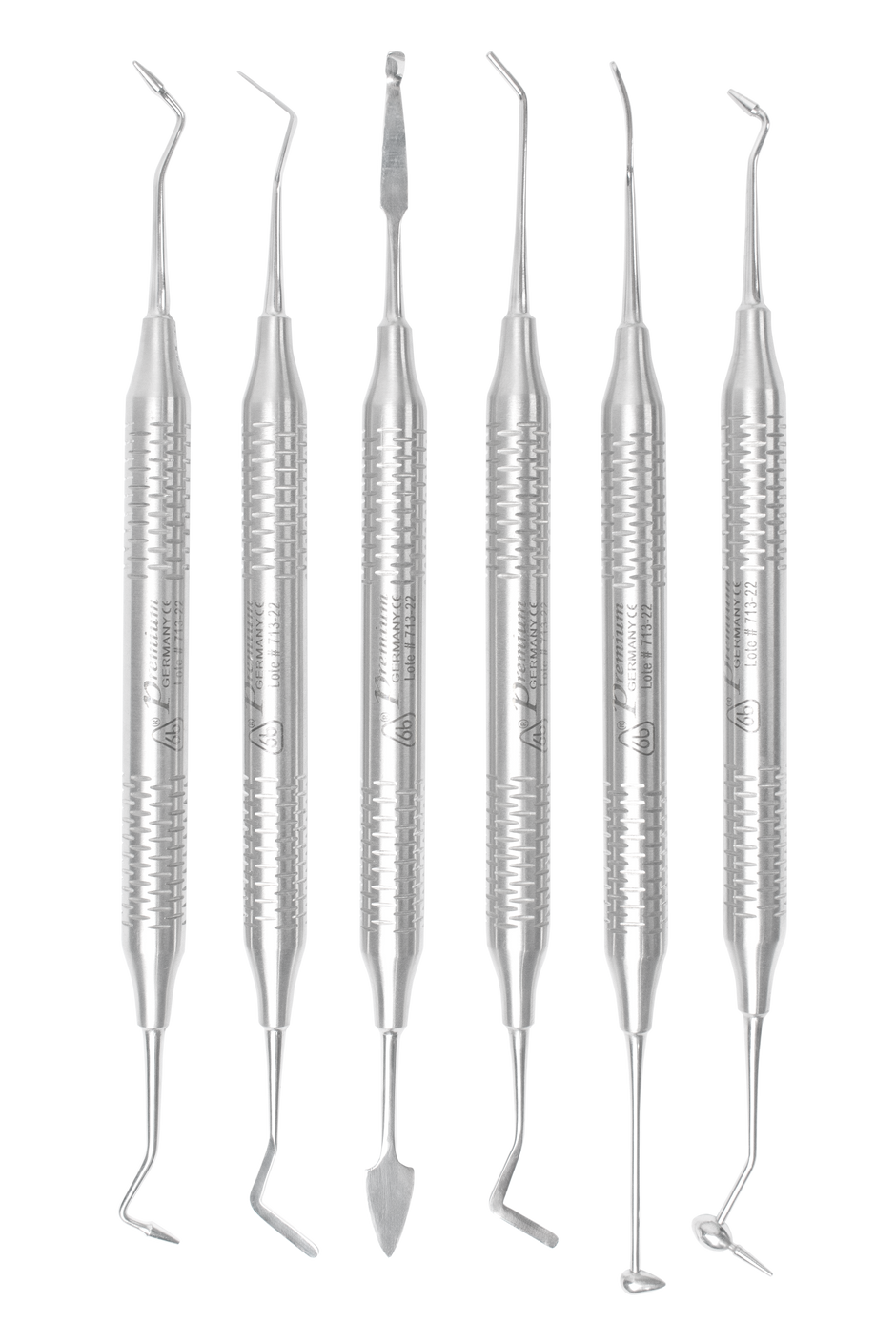 6-Piece Resin Modeling Spatula Kit | Double-Ended Composite & Wax Carving Set