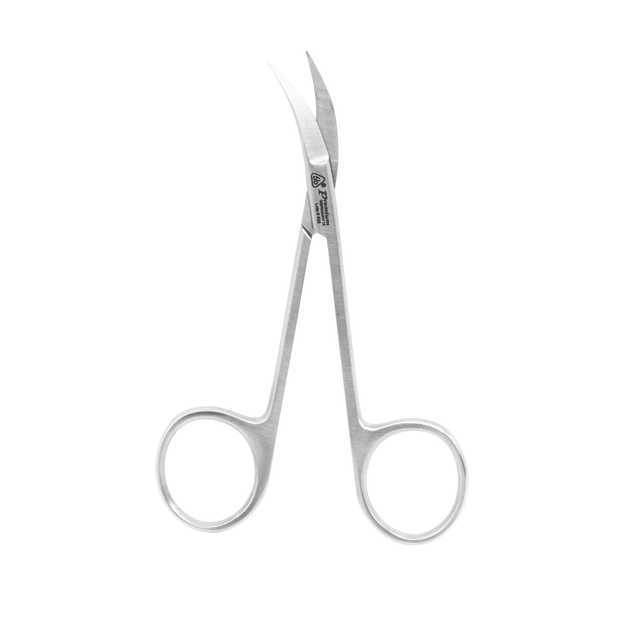 Curved Iris Scissors by 6binventgermany – Fine, Sharp Tissue Scissors for Delicate Surgery & Suture Removal