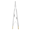 Mayo-Castroviejo Needle Holder with C/T Inserts (18cm) by 6binventgermany – Precision Suturing Forceps with Non-Slip Grip
