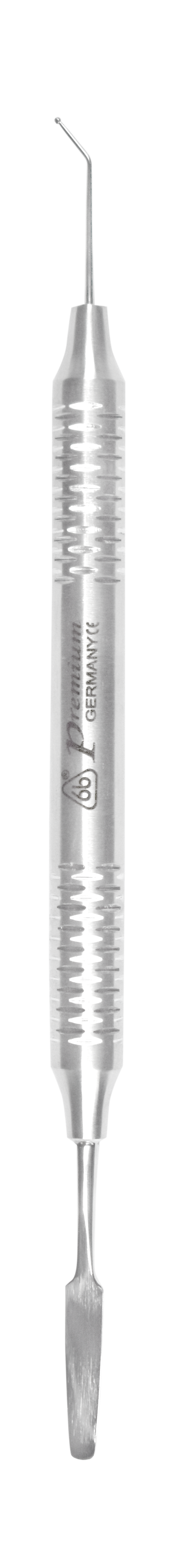 Calcium Hydroxide Applicator with Mini Spatula – Dual-Purpose Restorative Dental Instrument