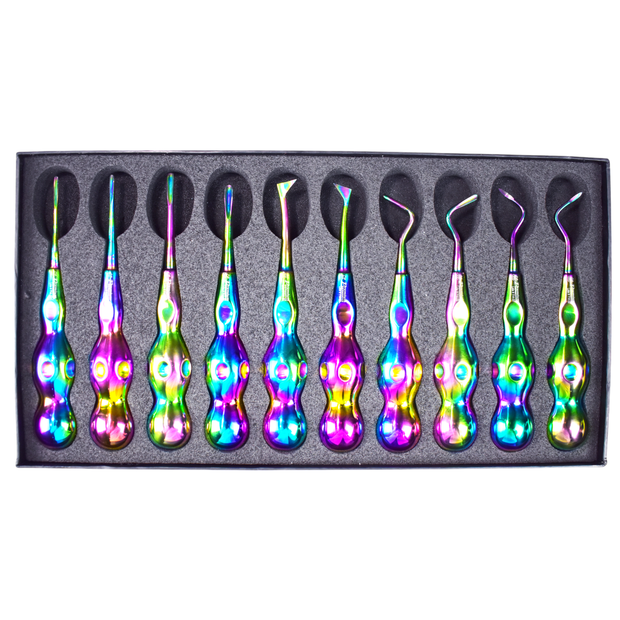 RAINBOW ELEVATOR KIT – PREMIUM TORNASOL DENTAL ELEVATORS SET